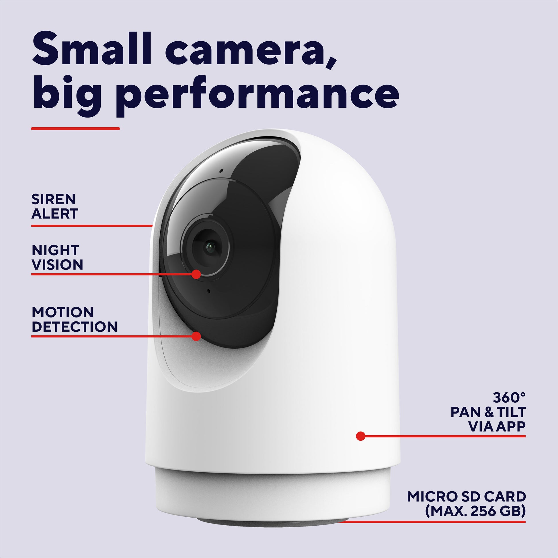 Trust ipcam-2700 360°-Sicherheitskamera (weiß, 2,4 oder 5 GHz WLAN)