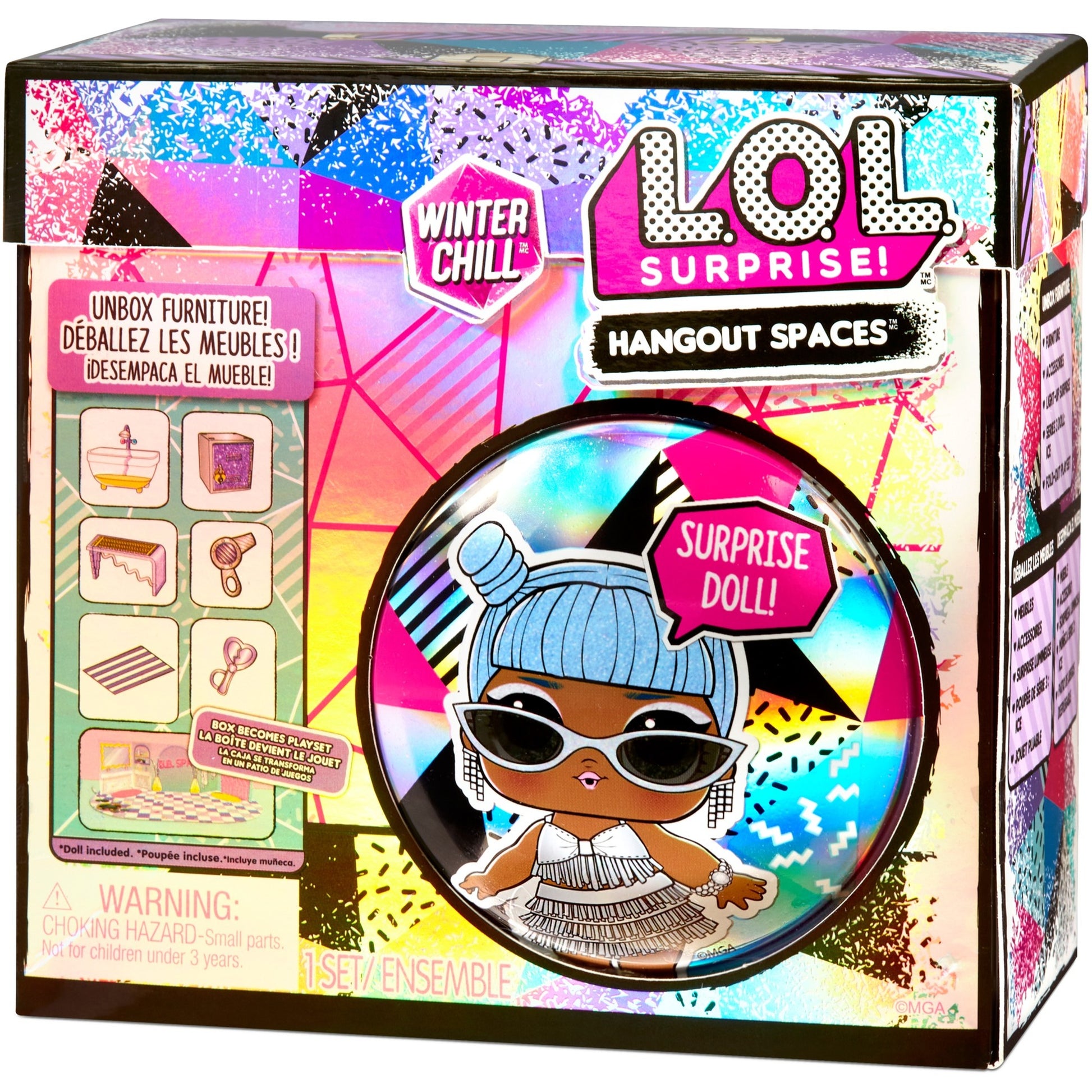 MGA Entertainment Überraschung! Winter Chill Hangout Spaces Sty