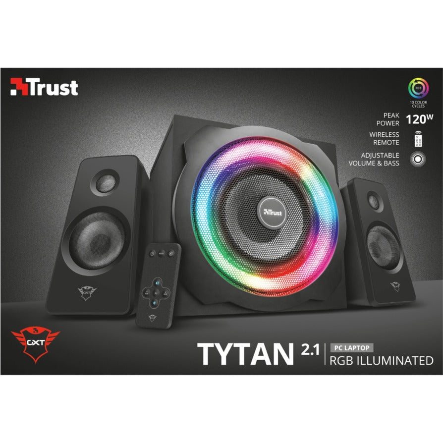 Vertrauen Sie GXT 629 Tytan RGB beleuchtet 2.1 Lautsprecher Set