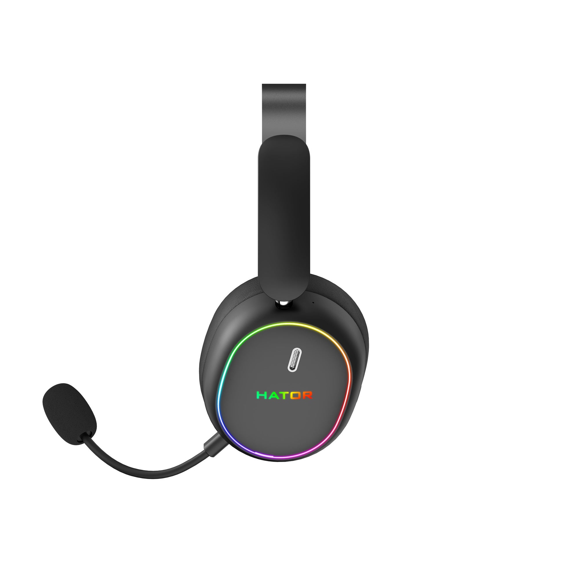 Hator Phoenix 2 kabelloses Over-Ear-Gaming-Headset (schwarz, RGB, 2,4 GHz Bluetooth 5.4 USB-C)