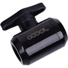 Alphacool Eiszapfen 2-Wege-Kugelhahn-Hahnstück (schwarz)