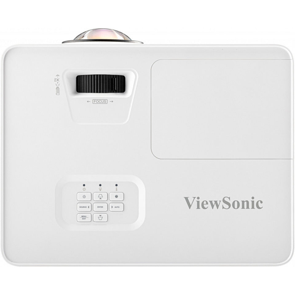 Viewsonic PS502W WXGA Short-Throw-DLP-Projektor (Weiß, 4000 Ansi Lumen, für Unternehmen und Bildungseinrichtungen)