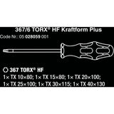 Wera 367 6 Torx HF Schraubendreher Set Kraftform Plus + - afbeelding 5