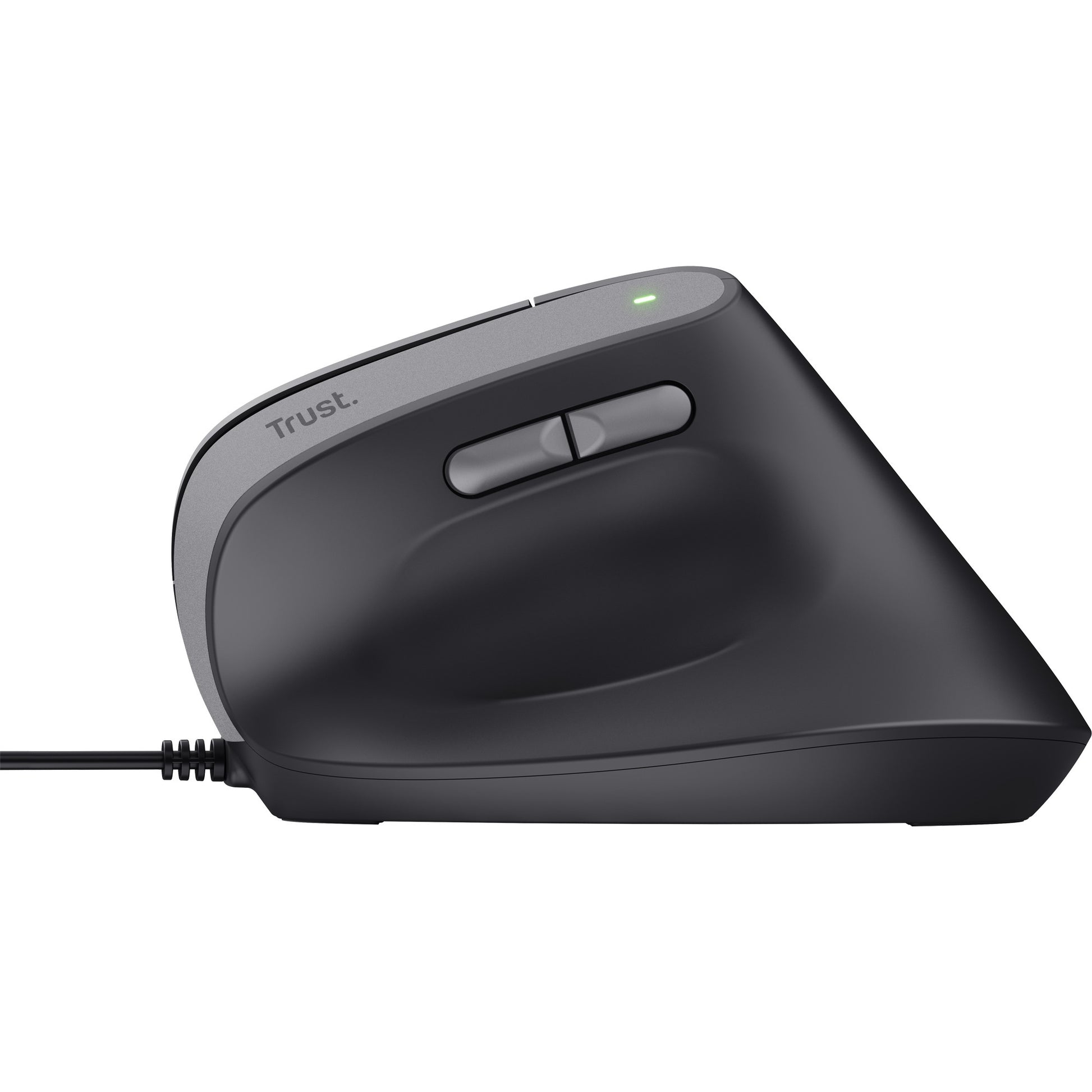 Ergonomische Maus Trust Bayo II (schwarz, 800 dpi – 2.400 dpi)