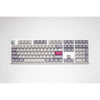 Ducky One 3 Mist Grey, Tastatur (Hellgrau, US-Layout, Cherry MX Red, RGB-LED, Double-Shot PBT, Hot-Swap-fähig, Quack-Mechanik)