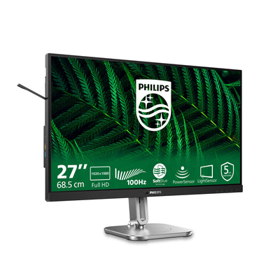 Philips 27b2g5200 27 Monitor (Silber Schwarz, VGA, HDMI, Display Port, USB, Audio, 100 Hz)