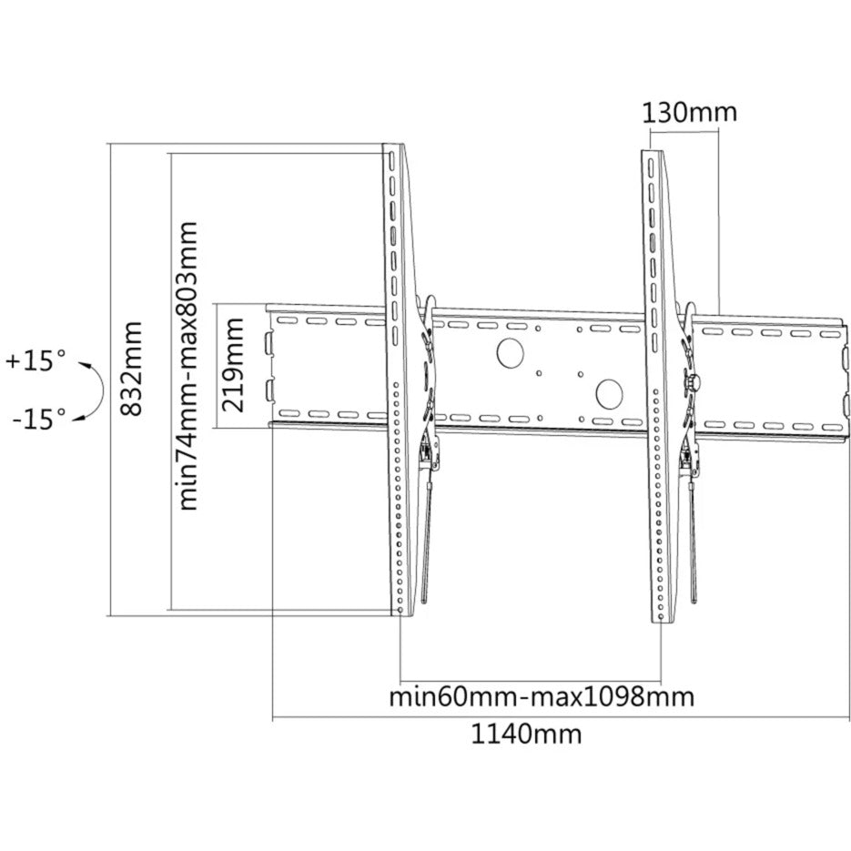 Neomounts von Newstar LFD-W2000 TV-Wandunterstützung