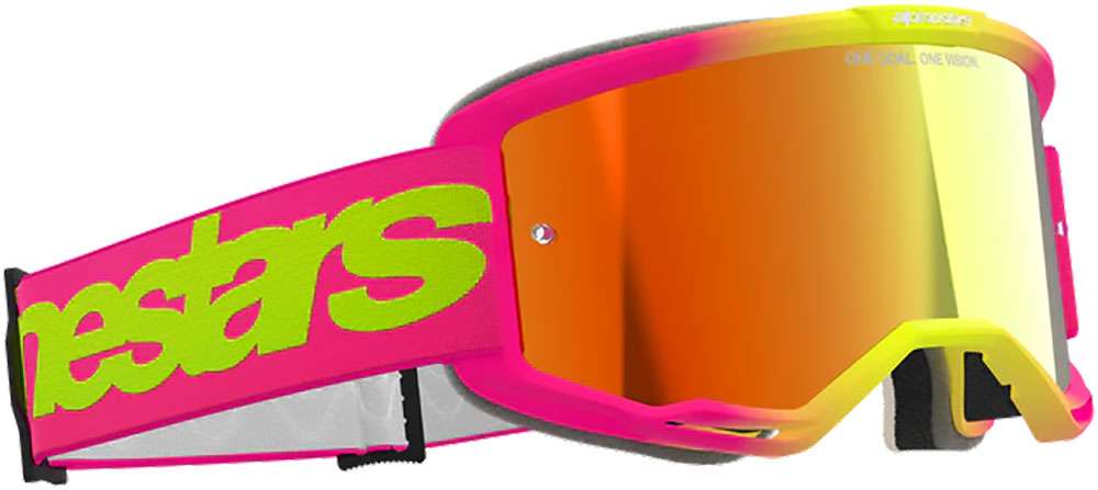 Alpinestars Vision 5 Wortmarke (spiegelrot) – MTB-Brille