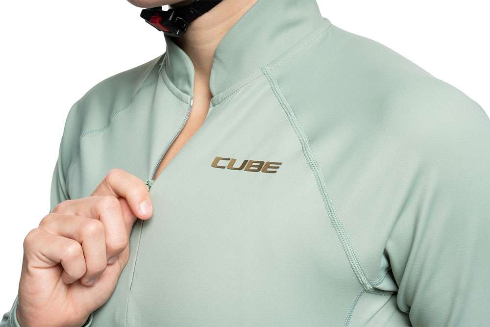 Cube Half Zip – Damen-Langarmtrikot
