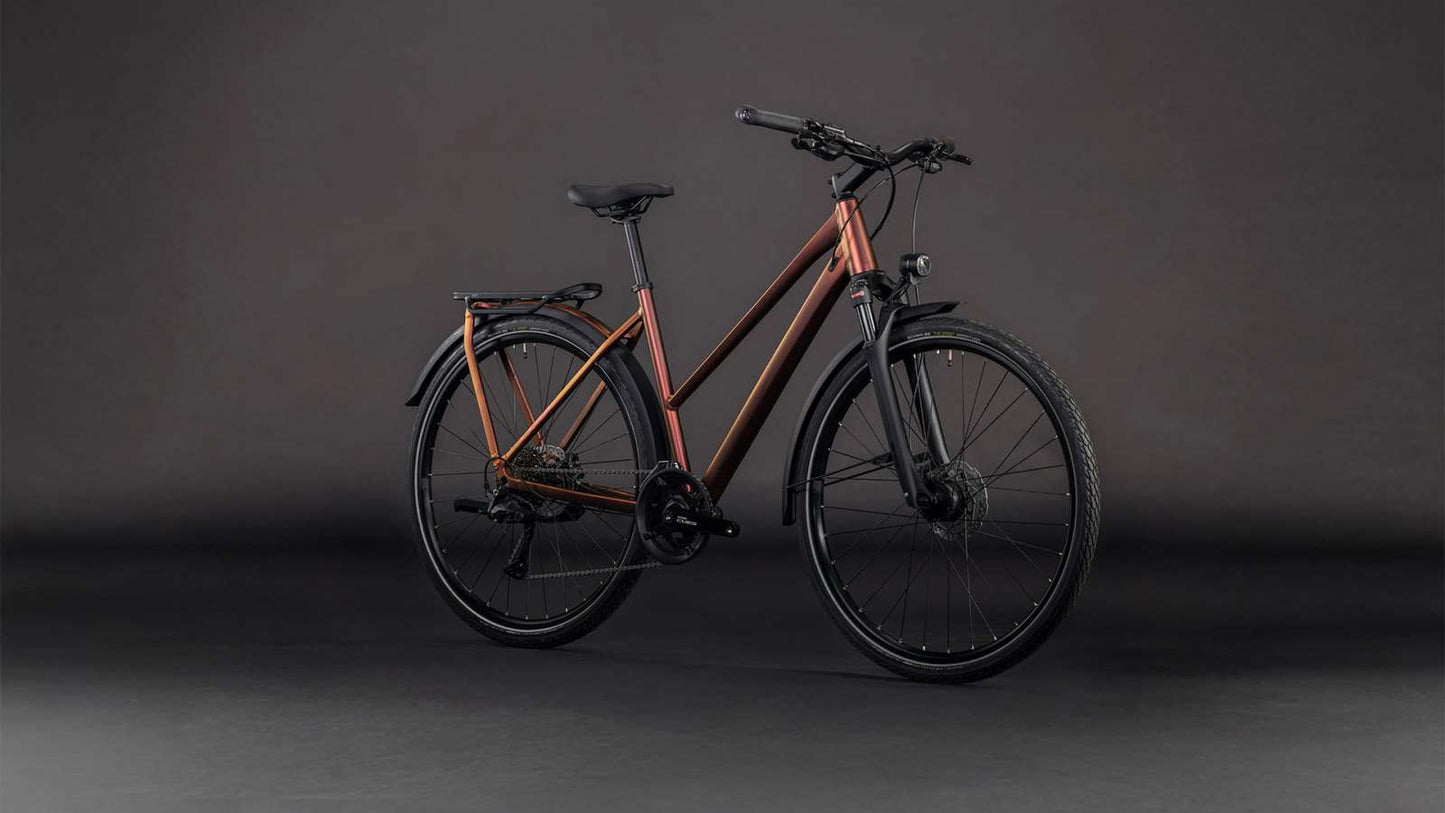 Cube Kathmandu Pro Sunglow und Prizm Trapez