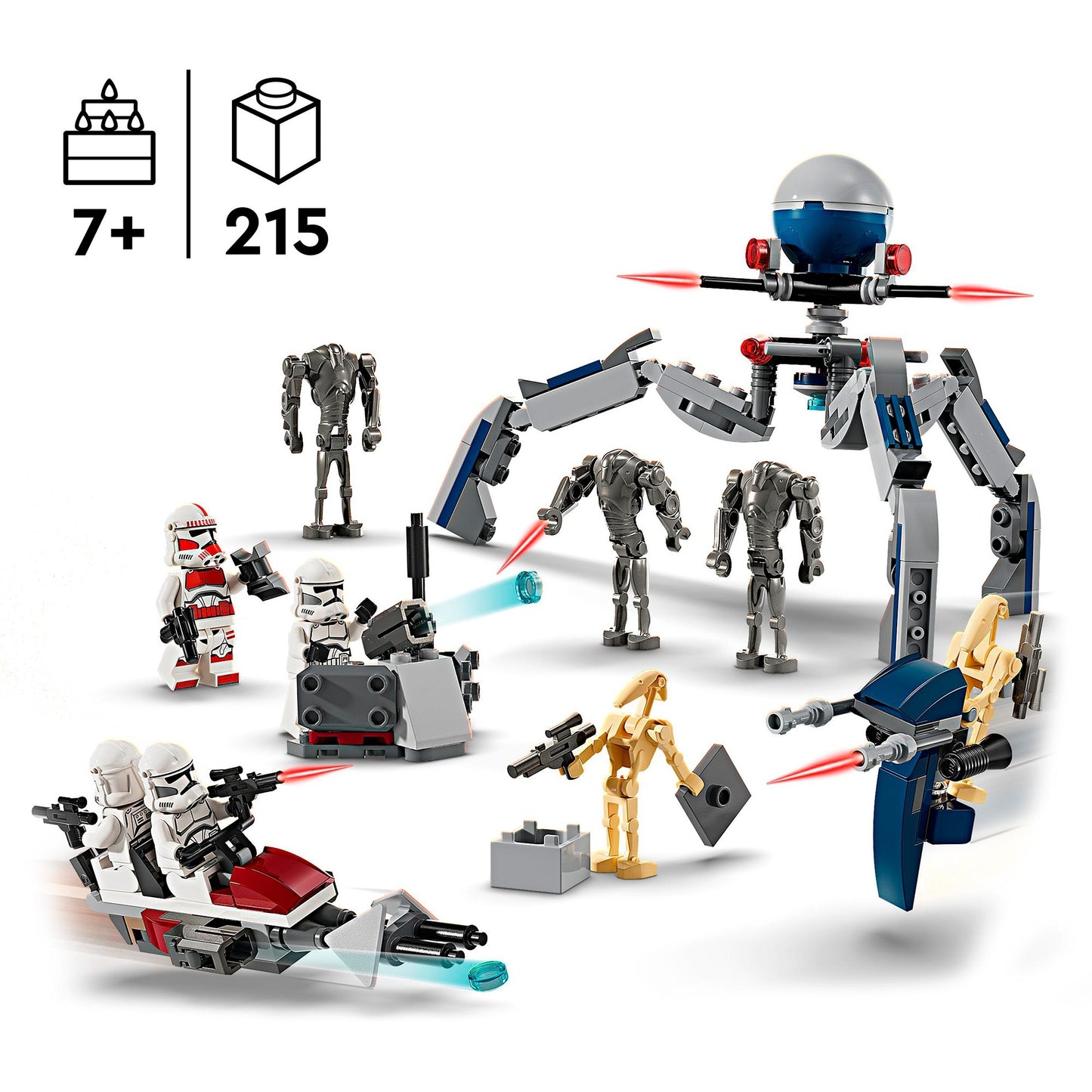 Lego Lego Star Wars 75372 Klon Trooper und Battle Droid Battle Pack