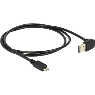 Delock USB-A 2.0 Männlich 90 °> Mikro-USB-Mann