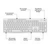 Logitech MK295 Stille drahtlose Tastatur und Mauskombination