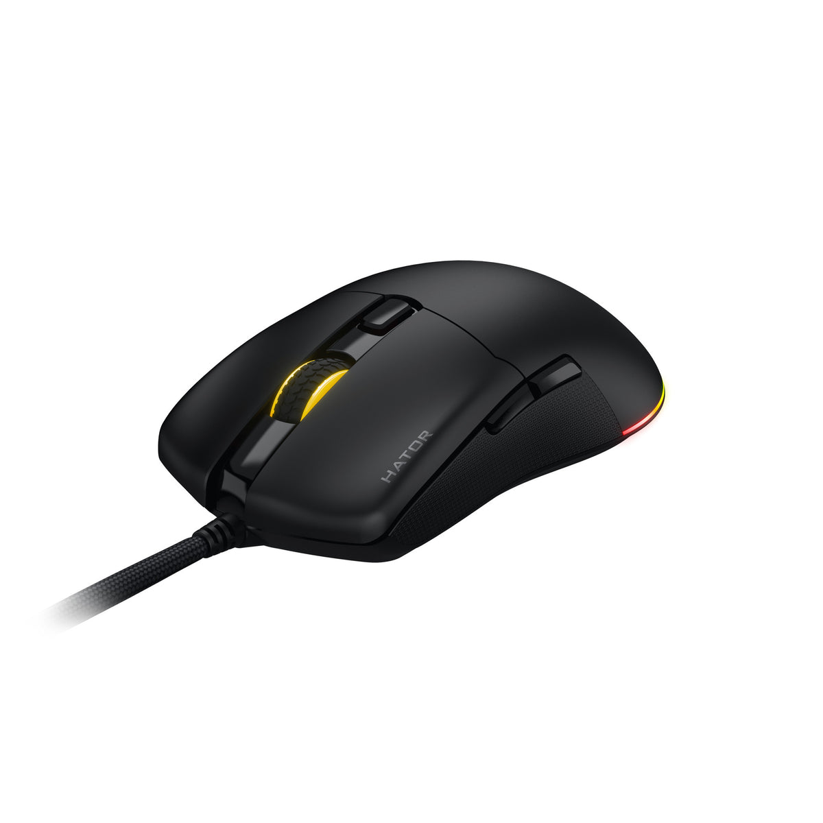 Hator Pulsar 3 Gaming-Maus (schwarz, 400–12.000 dpi, RGB)