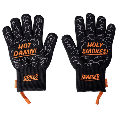 Traeger Grillhandschuh (schwarz, hitzebeständig bis 275 °C)