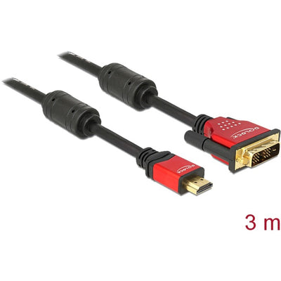 Delock Hochgeschwindigkeit HDMI HDMI A MALE> DVI MALE
