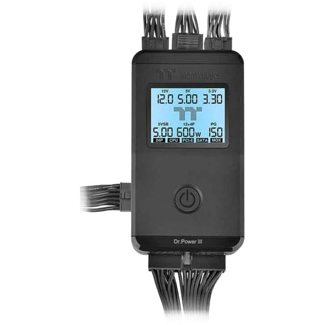 Thermaltake Dr. Power III Messgerät (schwarz)