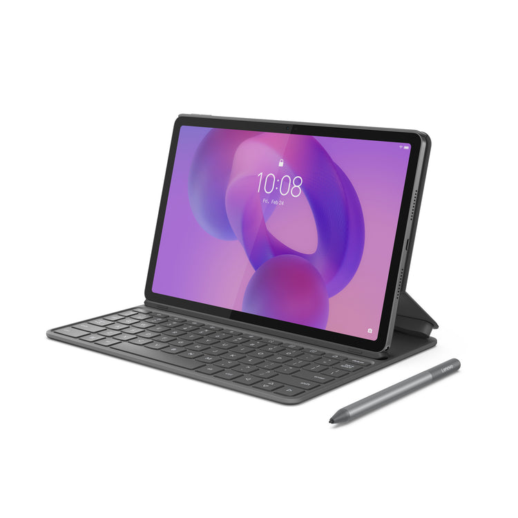 Lenovo Folio-Tastatur für Ideatab (grau, britisches Layout (QWERTZ), Pogo-Pin)