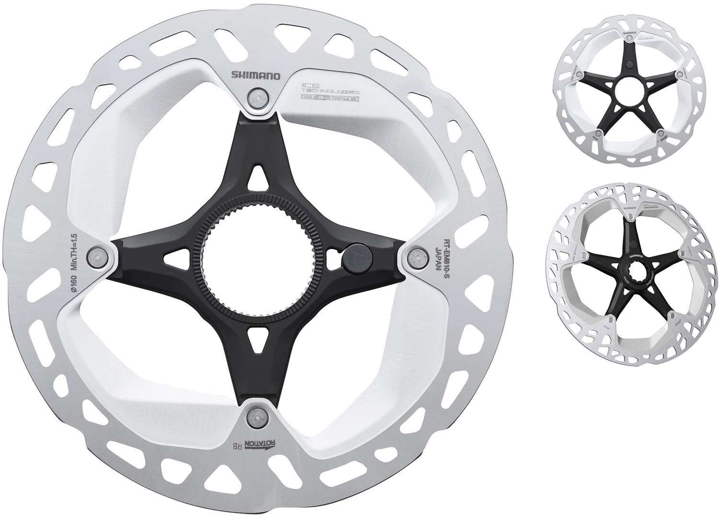Shimano Steps RT-EM810 Center-Lock-Scheibenrotor für E-Bike