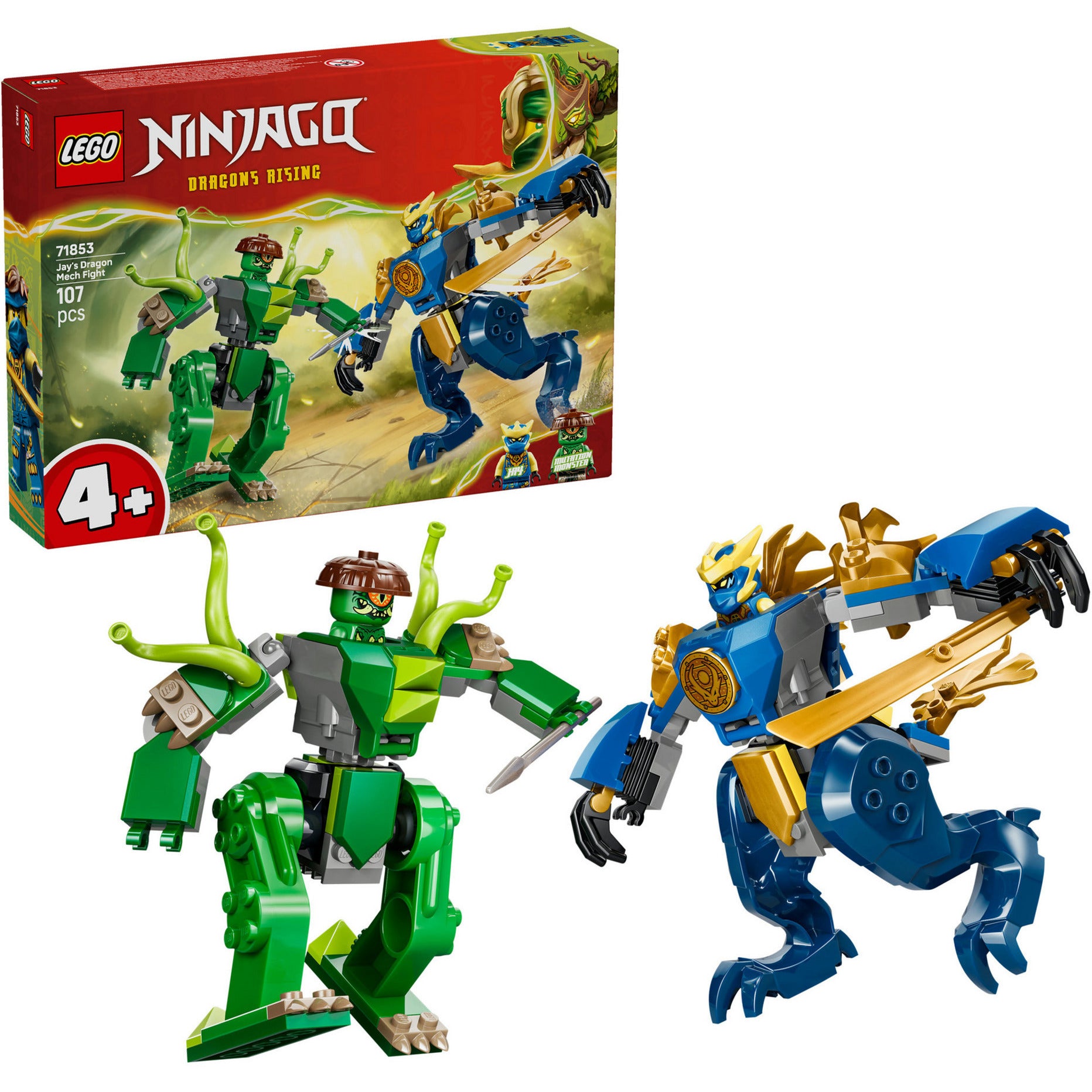 Lego Ninjago 71853 Jays Drachen-Mech-Kampf