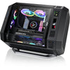 Thermaltake The Tower 600 Midi-Tower-Gehäuse (schwarz | 4x USB-A | 1x USB-C | gehärtetes Glas)