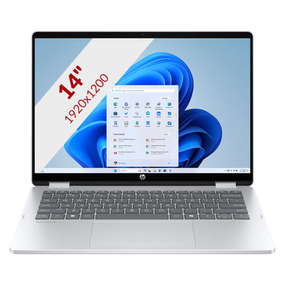 HP Omnibook 5 Flip 2-in-1 14-fp0255ndx 14 Laptop (Silber | Core 5 120u | Intel-Grafik | 16 GB | 512 GB SSD | Touch)