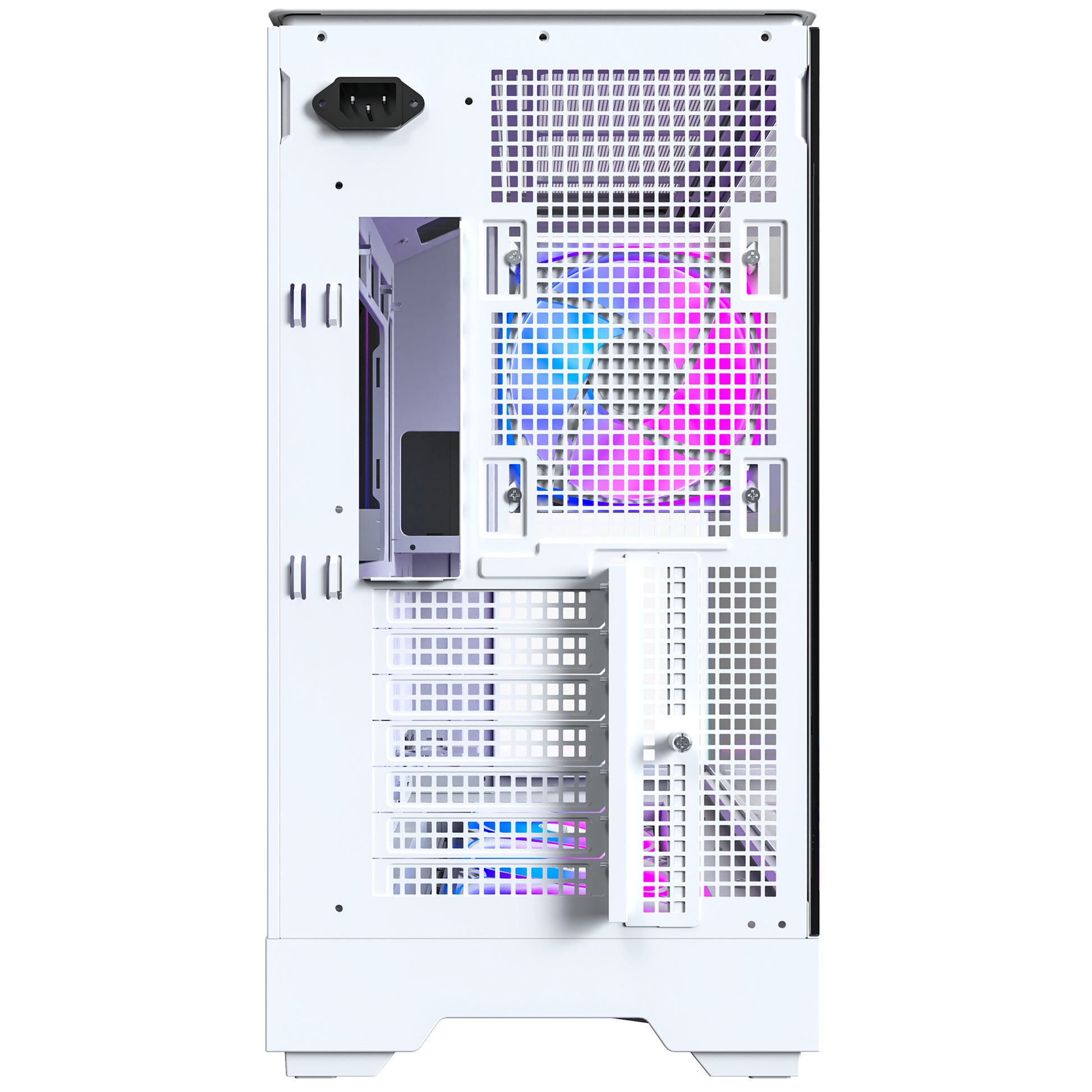 Montech King 45 Pro Midi-Tower-Gehäuse (weiß | 2x USB-A | 1x USB-C | RGB | Fenster)