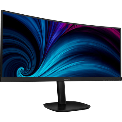 Philips 34b2u3600c 34 gebogener Ultrawide-Monitor (schwarz, HDMI, Display-Port, 4x USB-A, USB-B, USB-C, RJ-45)