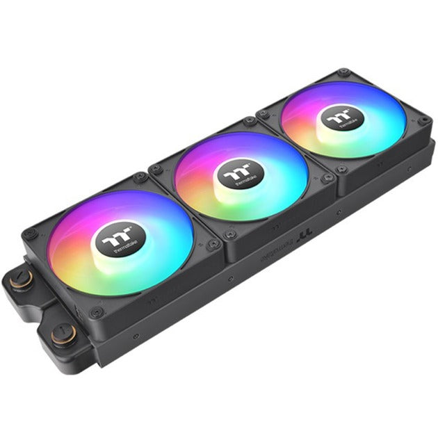 Thermaltake CT120 EX ArGB Sync PC-Lüfter (3-Lüfter-Pack) Gehäuselüfter (schwarz, 3 Stück, 120 x 120 x 25 mm, PWM)