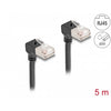 Delock RJ45 Network Cable Cat.6a S FTP Slim 90 ° nach unten