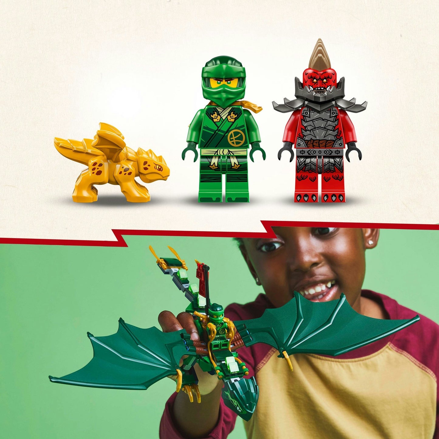Lego Lego Ninjago 71829 Lloyds Green Forest Drache