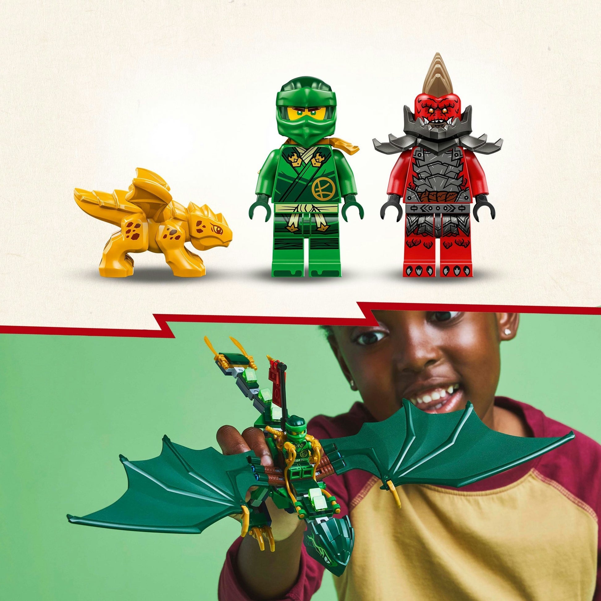 Lego Lego Ninjago 71829 Lloyds Green Forest Drache