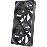 Nzxt Performance Fan F280x RGB-Gehäuselüfter (schwarz, 2 Stück, 280 x 140 x 30 mm, PWM) - afbeelding 6