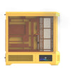 Thermaltake View 600 tg butter caramel Big-Tower-Gehäuse (gelb | 2x USB-A | 1x USB-C | gehärtetes Glas)