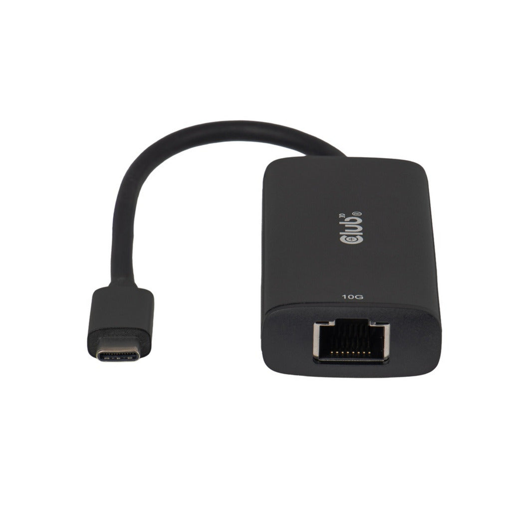 Club 3D CAC-2531 USB-C auf RJ45 10G Ethernet-Adapter (schwarz)