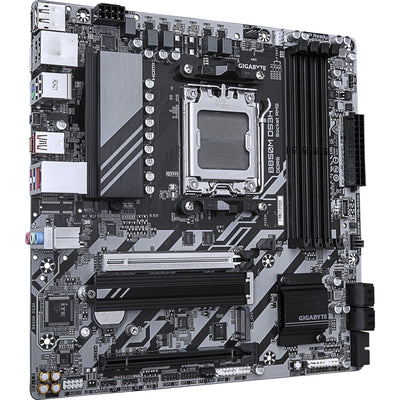 Gigabyte B850M DS3H Sockel AM5 Motherboard (RAID, 2,5 GB LAN, Sound, µATX)