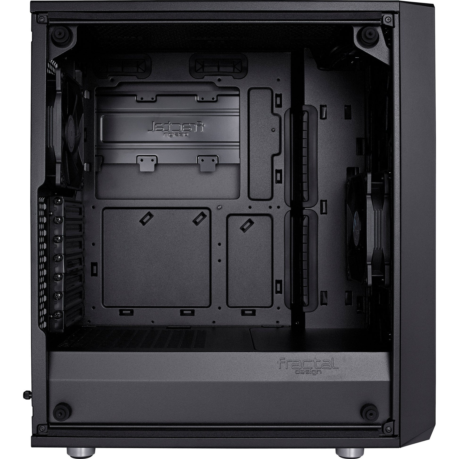 Fraktales Design meshify c dunkle getemperte Glas