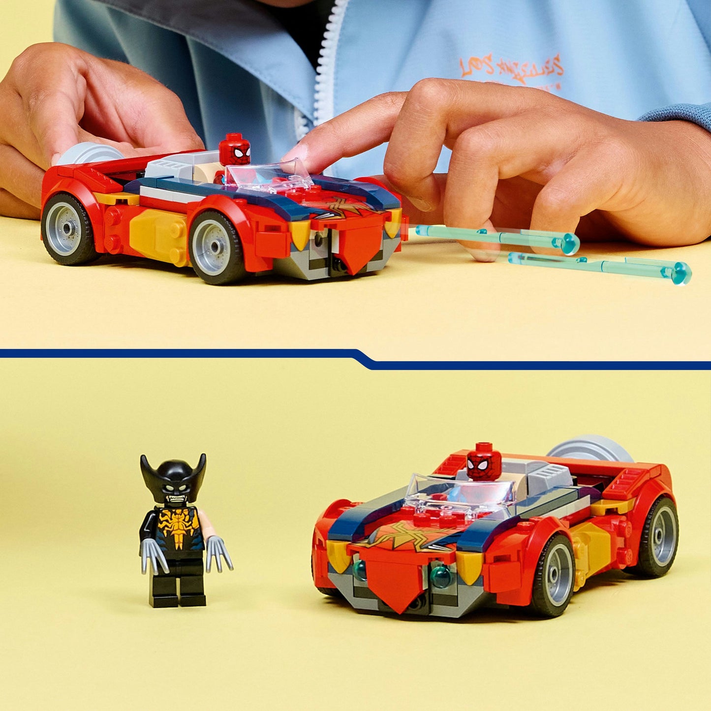 Lego Superhelden 76336 Marvel Spider-Man-Auto vs. vergifteter Vielfraß