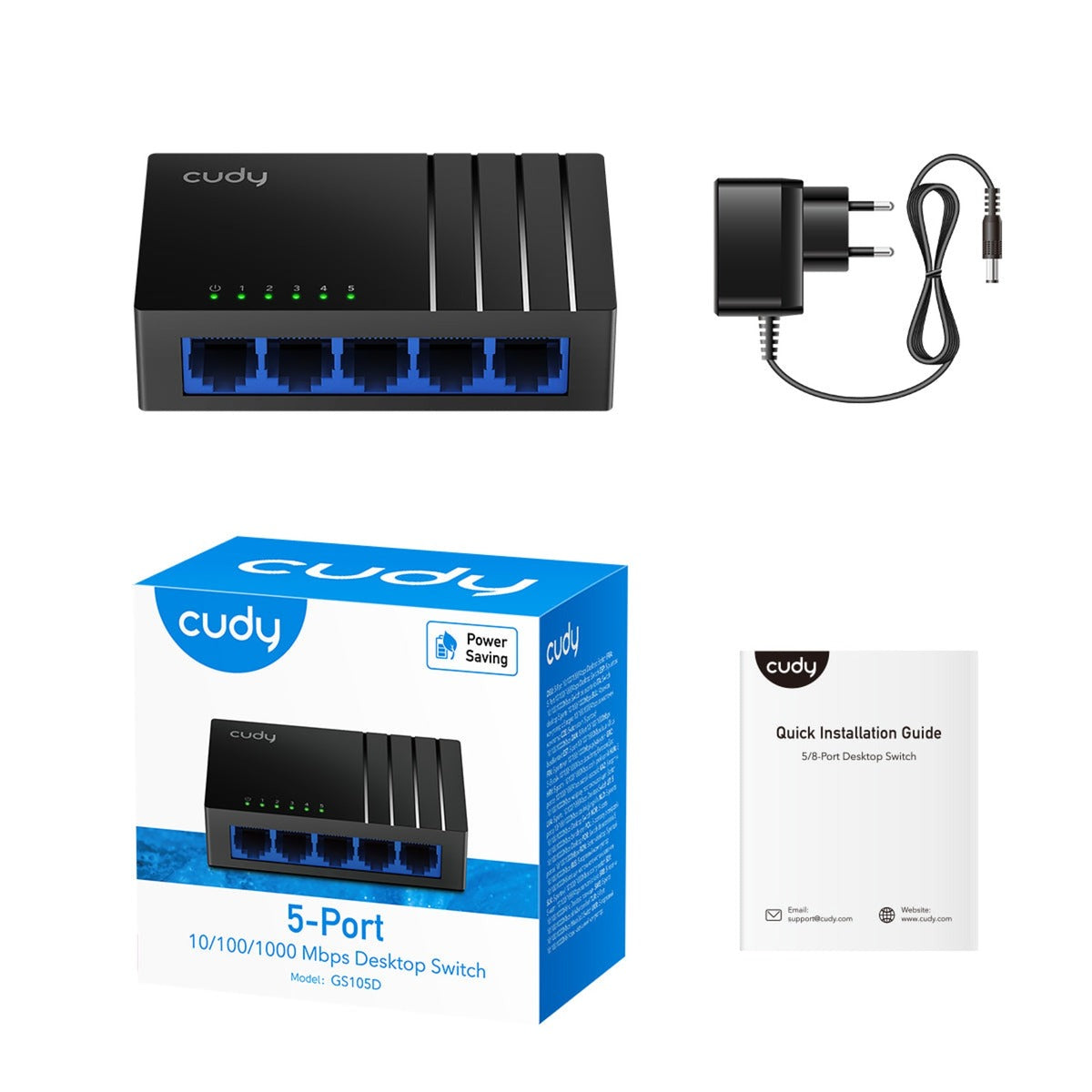Cudy 5-Port Gigabit-Desktop-Switch