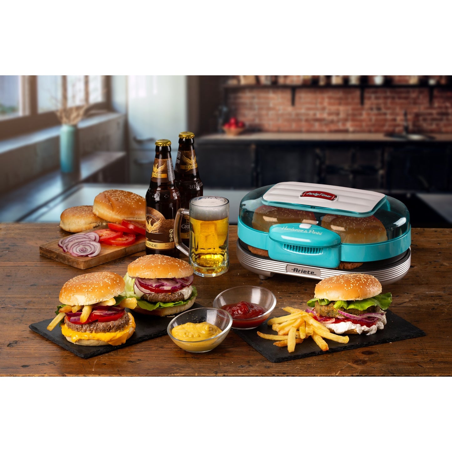 Ariete Party Time Hamburger Maker 0205 01
