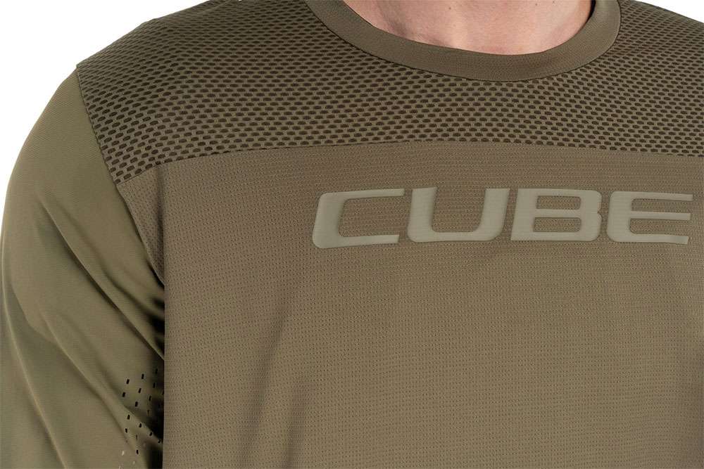 Cube Round Neck Pro TM – MTB-Langarmtrikot