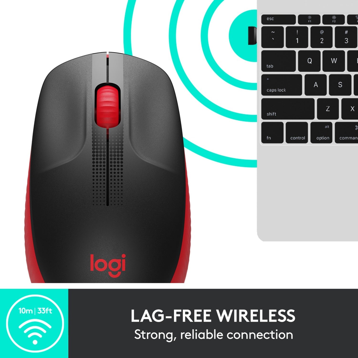 Logitech M190 Kabellose Maus in Standardgröße