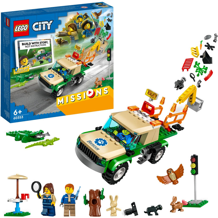 Lego City – Wildtier-Rettungsmissionen, Konstruktionsspielzeug (60353)