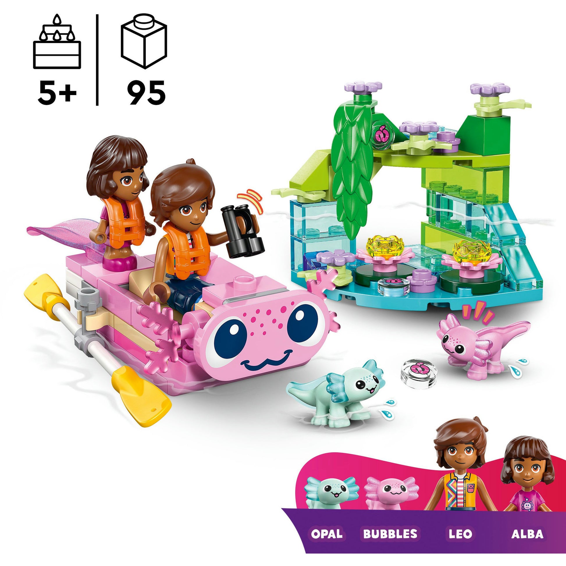 Lego Friends 42681 Axolotl-Abenteuer | 2 Stk