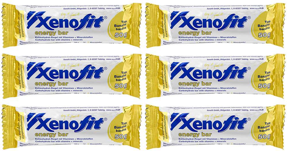 Xenofit Energieriegel Banane 6x50g