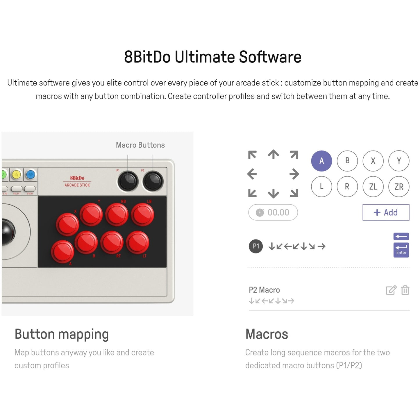 8bitdo Arcade Stick