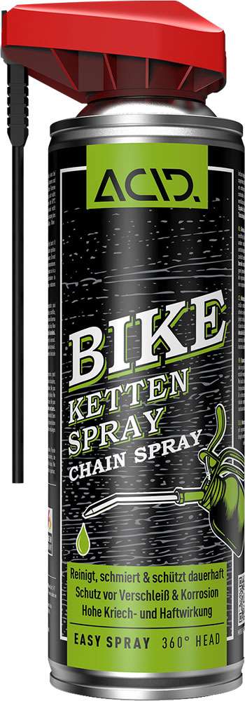Saures Fahrradkettenspray