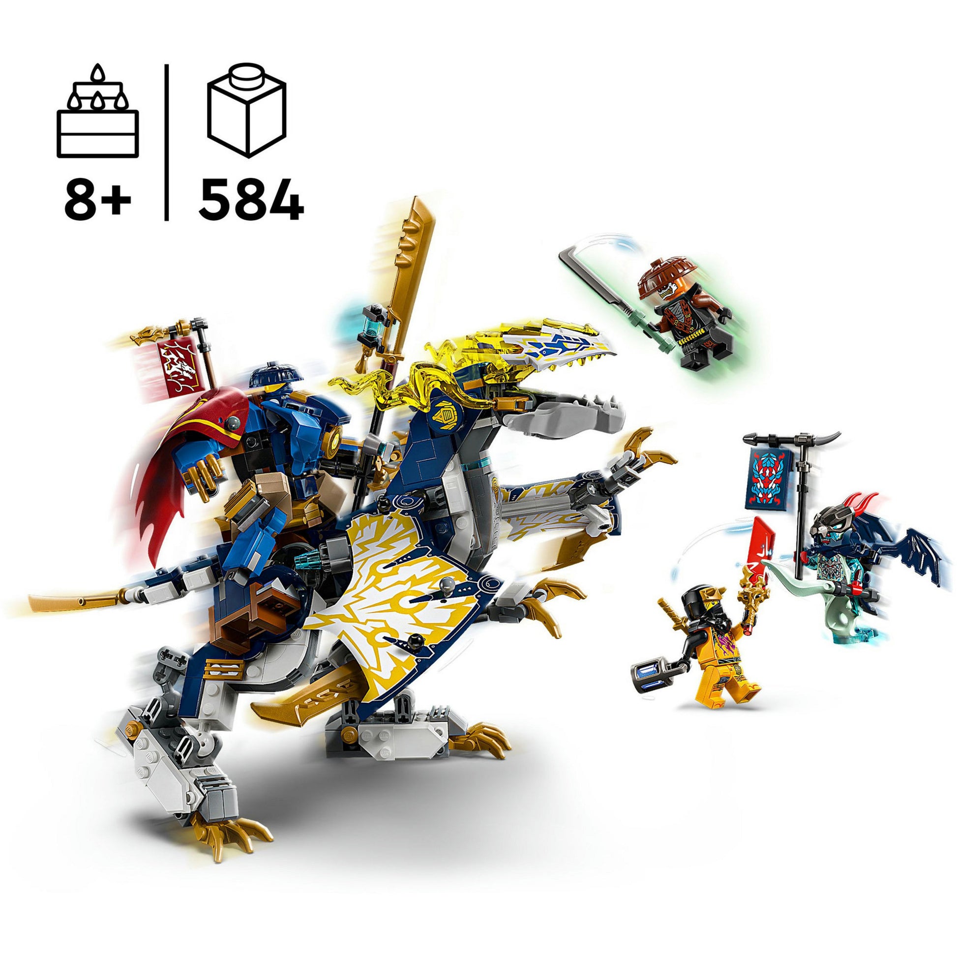 LEGO 71843 Ninjago Rogue's Mecha Draken Treiber