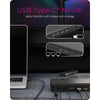 Icy Box ib-dk7401-cu31 17-in-1 Dockingstation (schwarz)