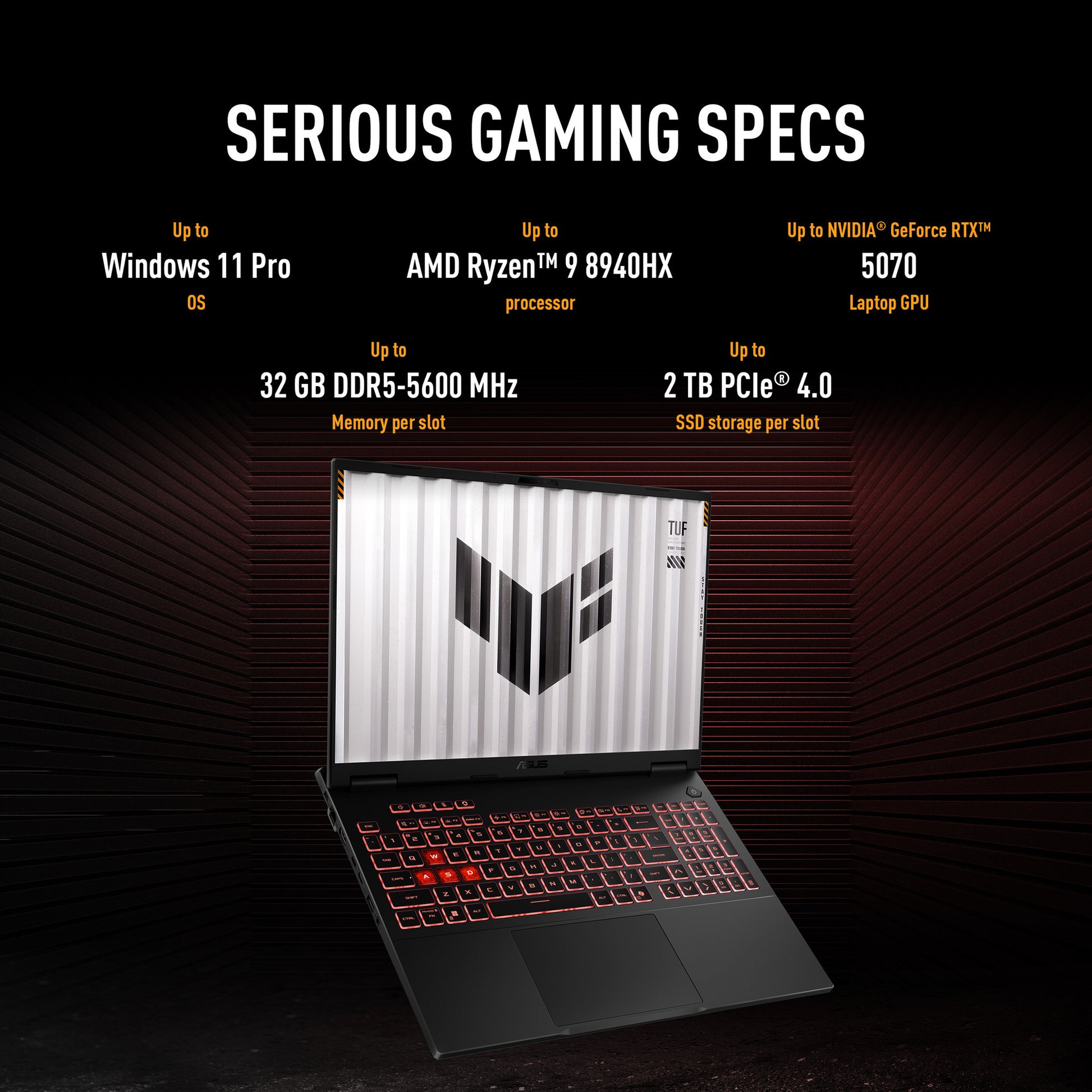Asus TUF Gaming A16 FA608UM-RV231W 16 Gaming-Laptop (schwarz grau | R7 260 | RTX 5060 | 16 GB | 512 GB SSD)